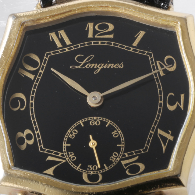 LONGINES アナログ時計 八角形 ブラック　シンパシー　激レア LONGINES アナログ時計 八角形 ブラック シンパシー 激レア