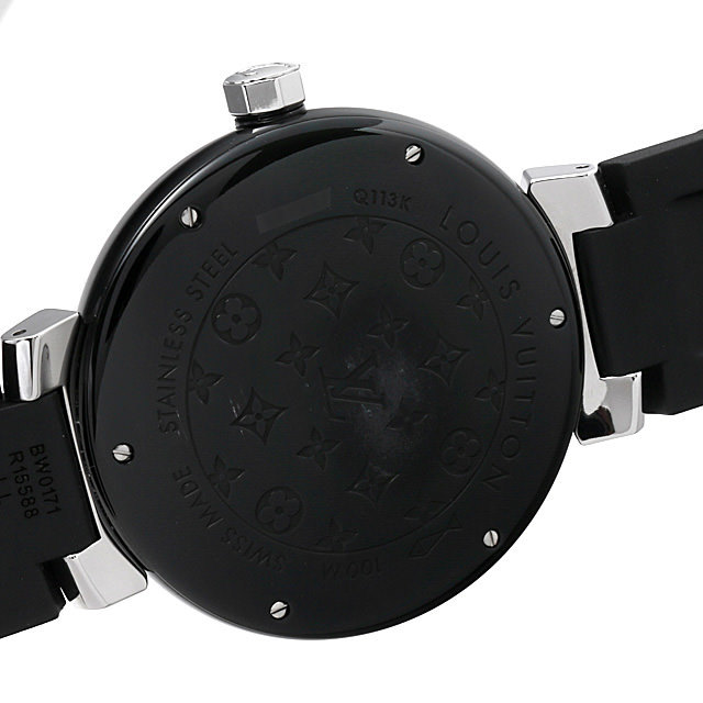 Q113K LOUIS VUITTON（ルイヴィトン） タンブール イン ブラック GMT  