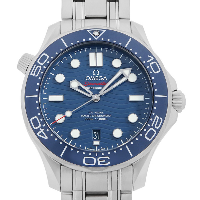 210.30.42.20.03.001 ブルー OMEGA（オメガ）シーマスター 300M  
