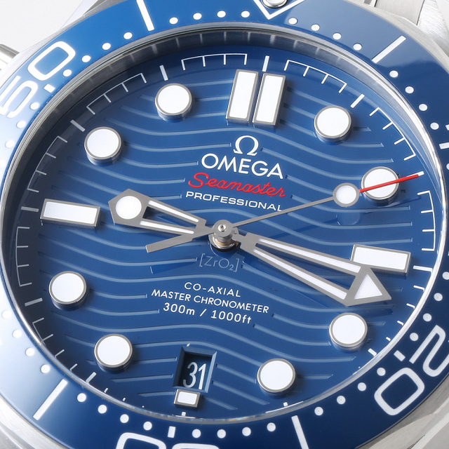 210.30.42.20.03.001 ブルー OMEGA（オメガ）シーマスター 300M  