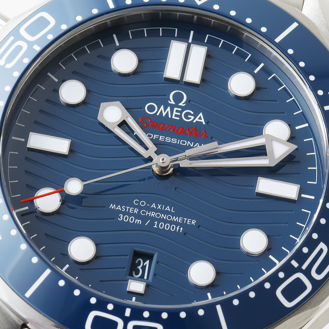 210.30.42.20.03.001 ブルー OMEGA（オメガ）シーマスター 300M  