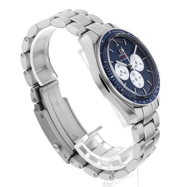 522.30.42.30.03.001 ブルー OMEGA（オメガ）スピードマスター 東京  
