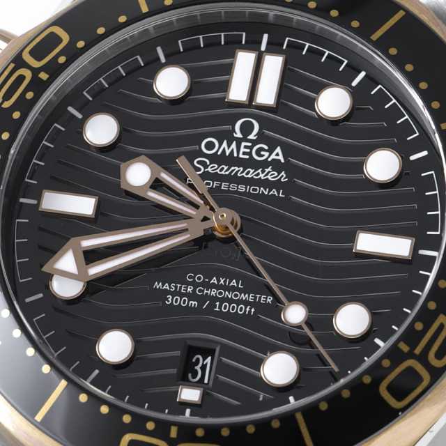 210.22.42.20.01.002 ブラック OMEGA（オメガ）シーマスター ダイバー