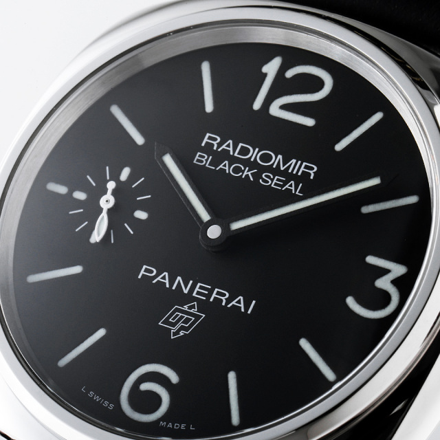 【希少】PANERAI パネライ ラジオミール ブラックシール 手巻き パネライの歴史を感じさせる手巻きモデル入荷しました。「ラジオ