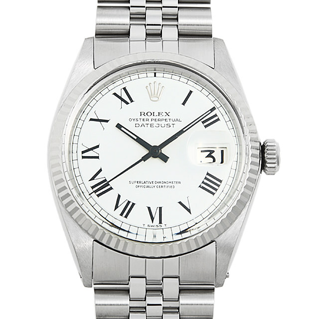 1601 ROLEX（ロレックス） デイトジャスト アンティーク ホワイト  
