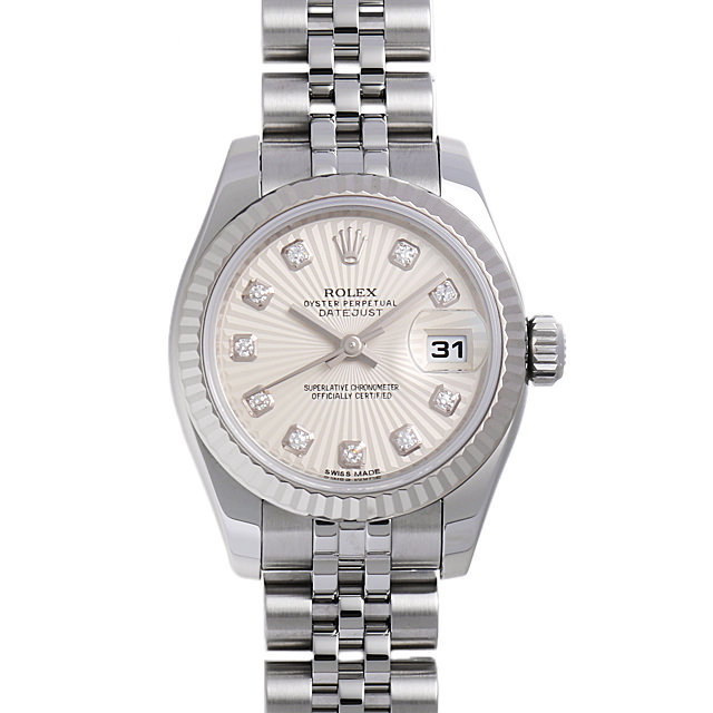 ロレックス　179174　ss　コマのみ　2コマ 179174G ロレックス(ROLEX) デイトジャスト シルバー彫り