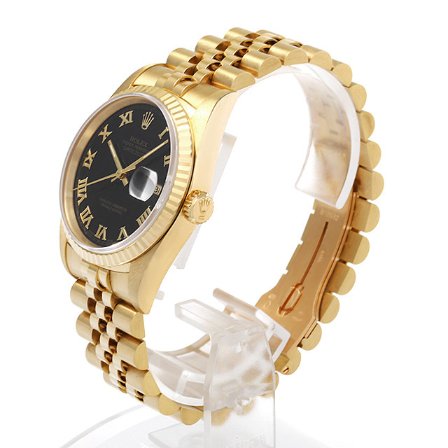 25.5 新品未使用 16238 ROLEX（ロレックス） デイトジャスト ブルー彫り