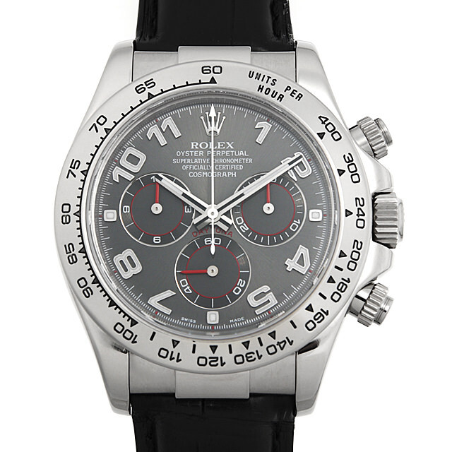 〇 ROLEX デイトナ40 116519 革ベルト クロコダイルレザー 〇 ROLEX デイトナ40 116519 革ベルト クロコダイルレザー