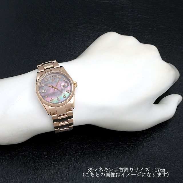 デイデイト 8Pダイヤ 2Pバゲット 118205NCA サブ画像３