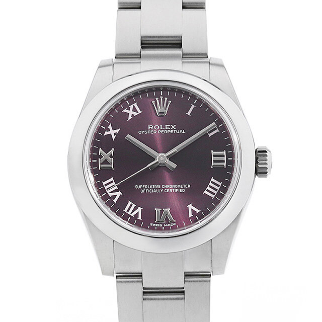 177200 ROLEX（ロレックス） オイスターパーペチュアル レッドグレープ  