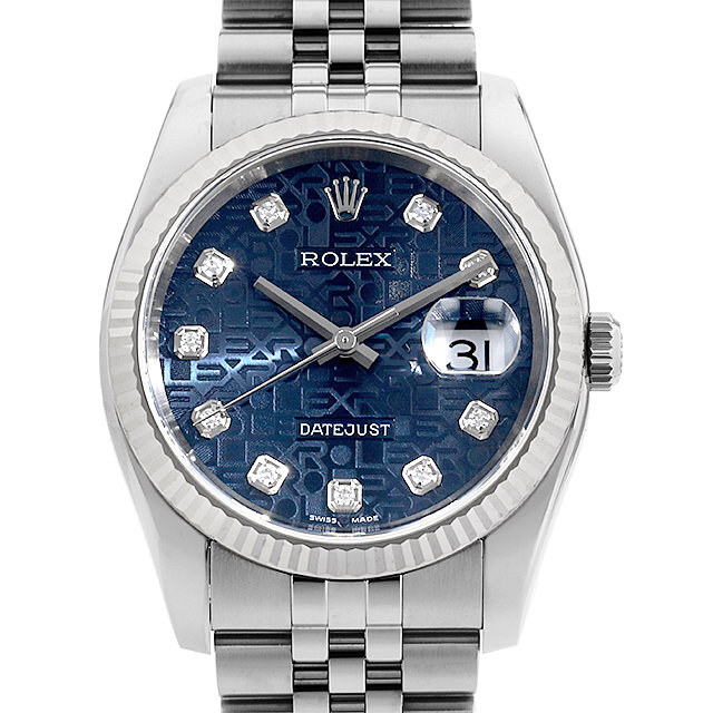 116234G ブルー彫りコンピューター ROLEX（ロレックス  