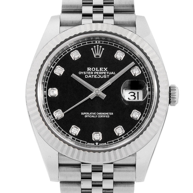 デイトジャスト41 10Pダイヤ 126334G メイン画像