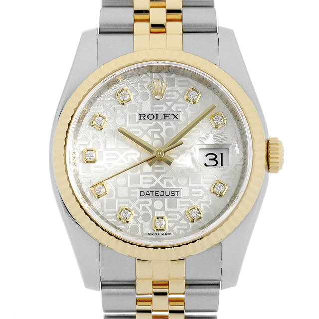 116233G シルバー彫りコンピューター ランダムシリアル ROLEX 