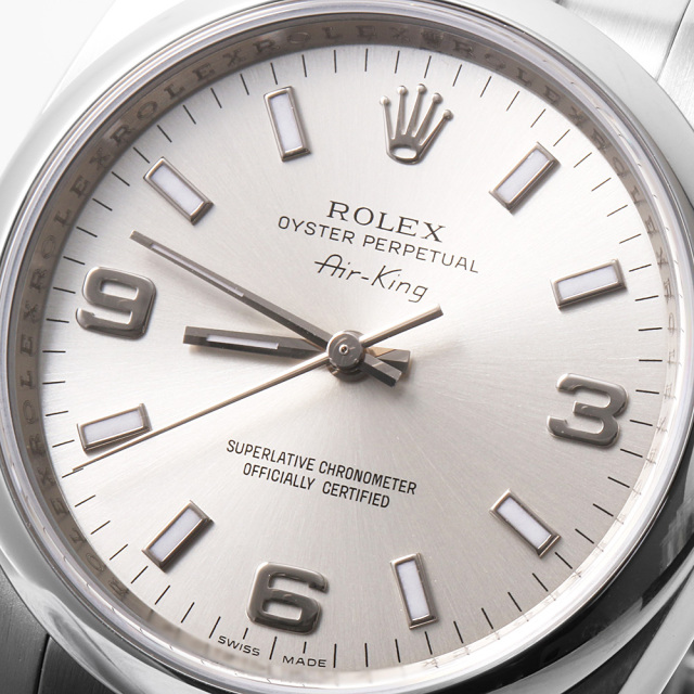 114200 シルバー/369ホワイトバー Z番 ROLEX（ロレックス） オイスター  