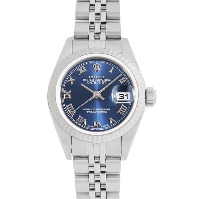 【リユース】ROLEX 腕時計 デイトジャスト 79174 ロレックス ROLEX デイトジャスト 79174 シルバー K18WG/SS 自動