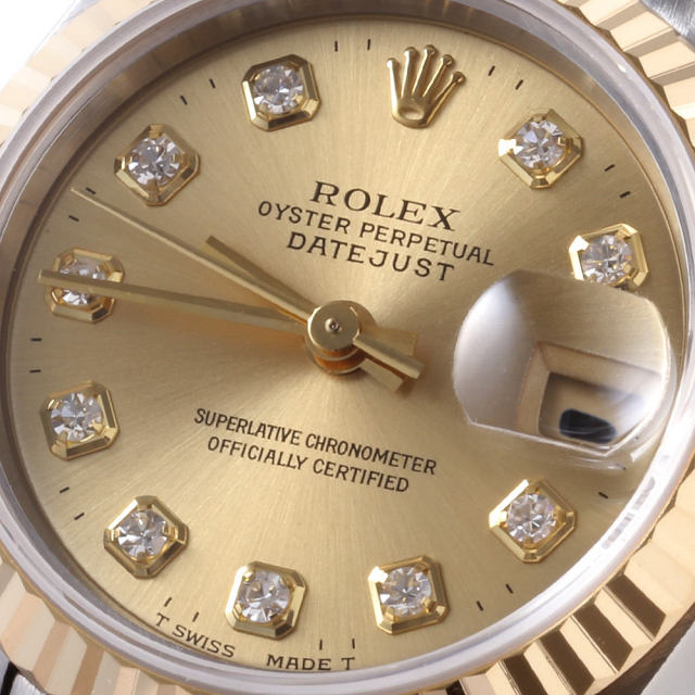 希少 バンブー柄グリーン文字盤 海外販促用 ROLEX デイトジャスト  