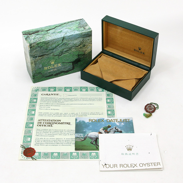 ロレックス ROLEX 正規品 箱 ケース 16233 グリーン 中古 メンズ 134300 グリーン ROLEX（ロレックス）オイスターパーペチュアル