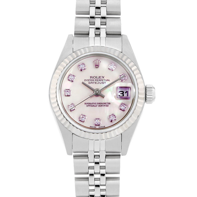 79174NG ピンクシェル ROLEX（ロレックス）デイトジャスト 10Pダイヤ 