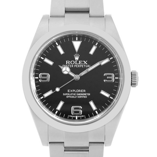 214270 ブラック ROLEX（ロレックス）エクスプローラーI 前期型 