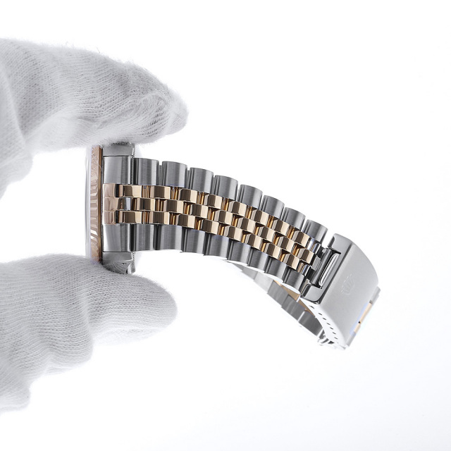 16233G ブラック ROLEX（ロレックス）デイトジャスト 10Pダイヤ