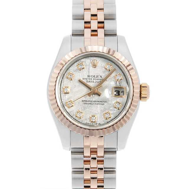 ロレックス デイトジャスト 179171G METEO レディース 中古