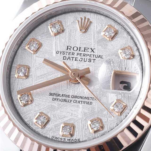 ロレックス デイトジャスト 179171G METEO レディース 中古