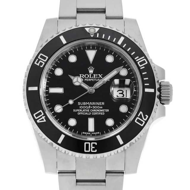 116610LN ブラック ROLEX（ロレックス）サブマリーナ デイト 中古  