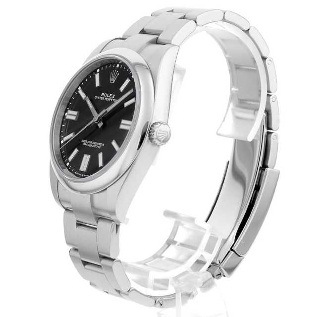 124300 ブラック ROLEX（ロレックス）オイスターパーペチュアル