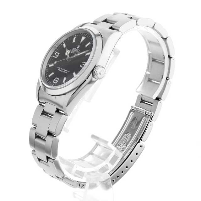 銀製日本地勢全図平成記念モデル 14270 ブラック ROLEX（ロレックス）エクスプローラーI 中古