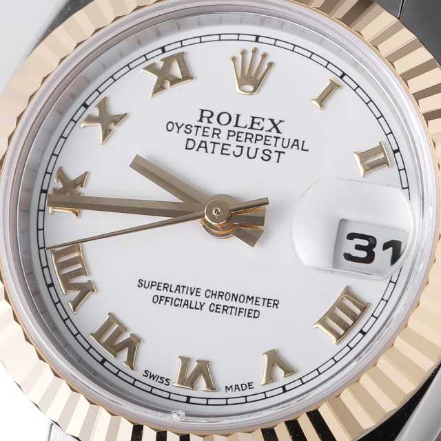 179173 ホワイト ROLEX（ロレックス）デイトジャスト 中古