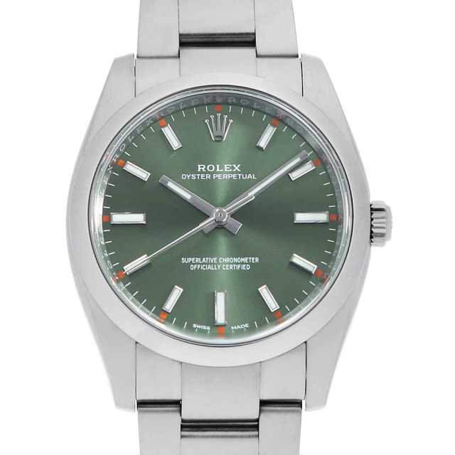 ロレックス 114200 オリーブグリーン[中古美品] 114200 オリーブグリーン ROLEX（ロレックス）オイスター