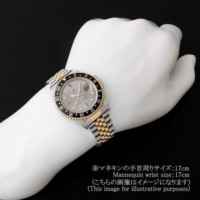 16713RG グレー ROLEX（ロレックス）GMTマスターII 8Pダイヤ 3Pルビー