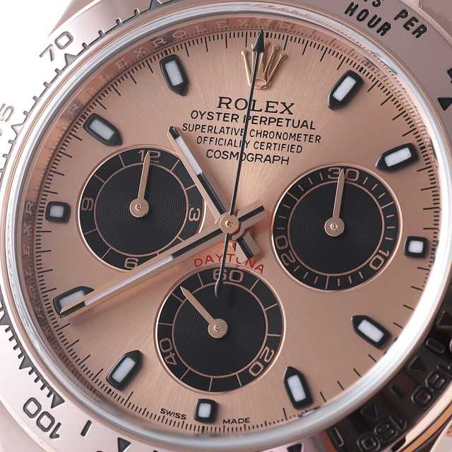 ロレックス/116505 デイトナ　文字盤と針6本セット／ブラック・ピンク 未使用)ROLEX ロレックス デイトナ 116505 ブラック/ピンク