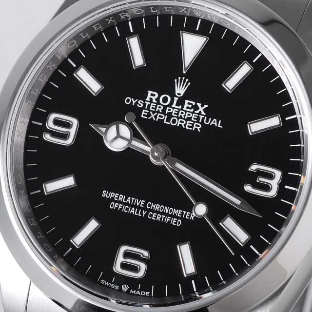 124270 ブラック ROLEX（ロレックス）エクスプローラー36 中古