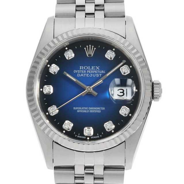 ロレックス デイトジャスト 16234G メンズ 中古