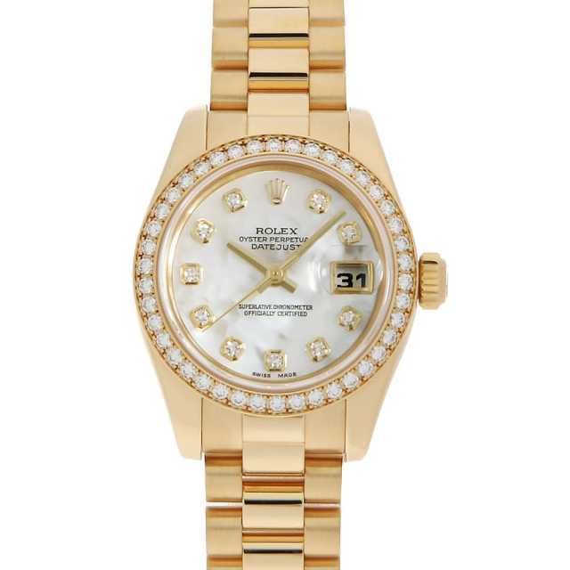179138NG ホワイトシェル ROLEX（ロレックス）デイトジャスト26 ベゼル