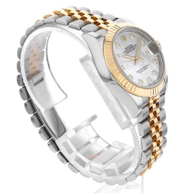 279173NG ホワイトシェル ROLEX（ロレックス）デイトジャスト 10P