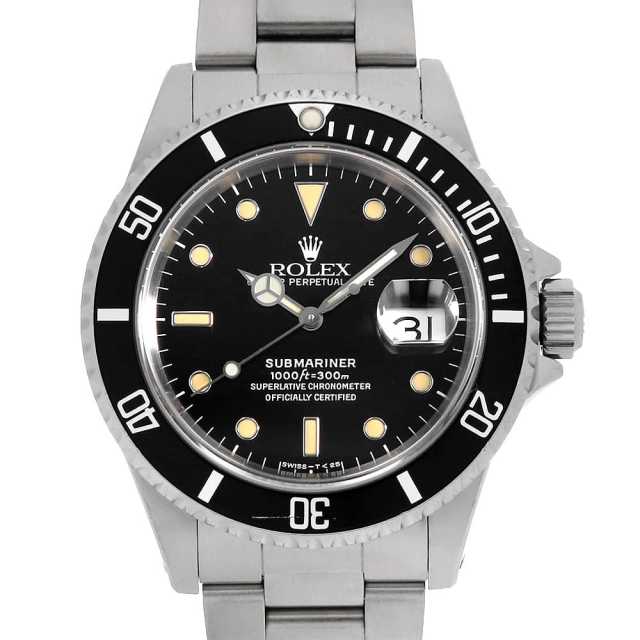 16610 ブラック ROLEX（ロレックス）サブマリーナ デイト 中古