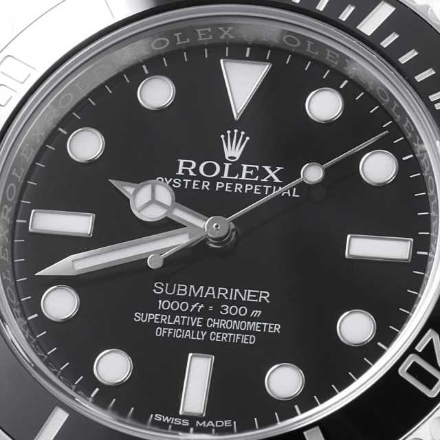 114060 ブラック ROLEX（ロレックス）サブマリーナ ノンデイト