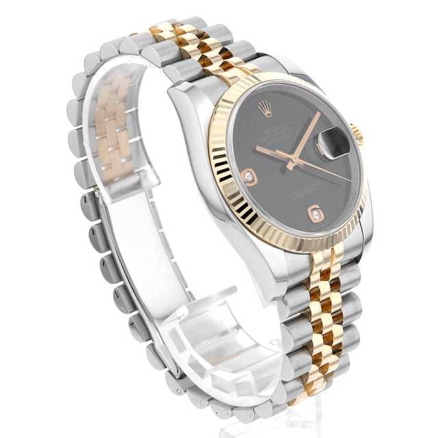 【ロレックス】【デイトジャスト】【116233】純正5コマセット 116233 2BR オニキス ROLEX（ロレックス）デイトジャスト 中古