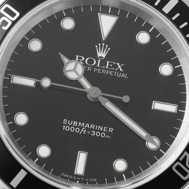 14060 ブラック ROLEX（ロレックス）サブマリーナ ノンデイト 中古