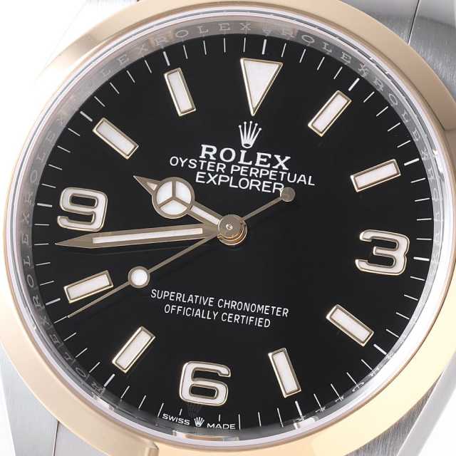 124273 ブラック ROLEX（ロレックス）エクスプローラー36 中古