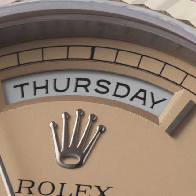 18239 BIC シャンパン ROLEX（ロレックス）デイデイト トリドール 中古