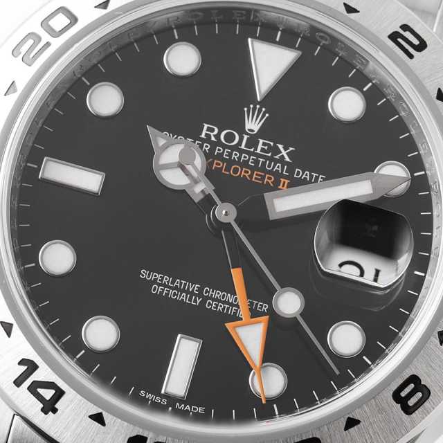 SALE! CITIZEN ブラック クロノグラフ腕時計 216570 ブラック ROLEX（ロレックス）エクスプローラーII 中古