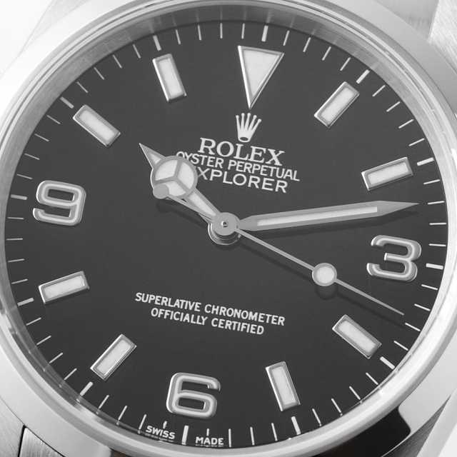 114270 ブラック ROLEX（ロレックス）エクスプローラーI 中古 | 東京