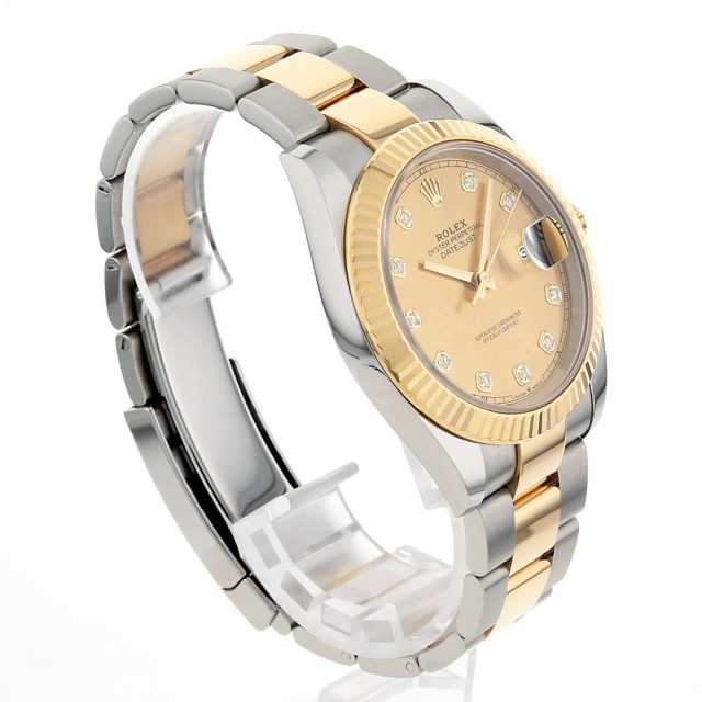 ROLEX ロレックス DATEJUST デイトジャスト 10Pダイヤ 69173G シャンパン ROLEX（ロレックス）デイトジャスト 10Pダイヤ 中古