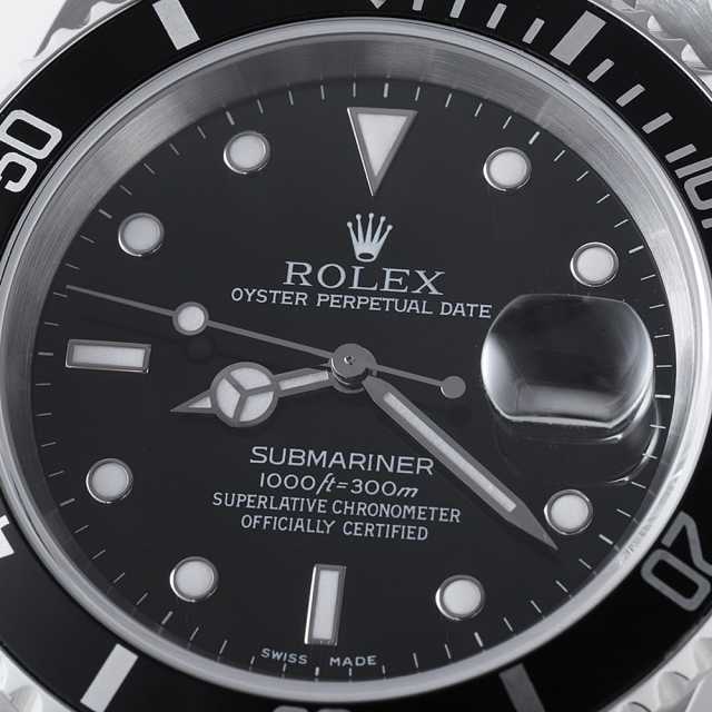 16610 ブラック ROLEX（ロレックス）サブマリーナ デイト 中古