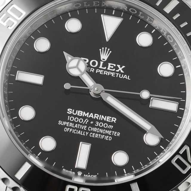 124060 ブラック ROLEX（ロレックス）サブマリーナ ノンデイト 中古