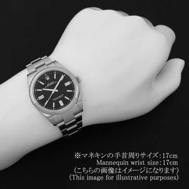 ROLEXロレックス オイスターパーペチュアル124300 純正ブラック文字盤 ロレックス オイスターパーペチュアル41 124300 黒文字盤 未使用