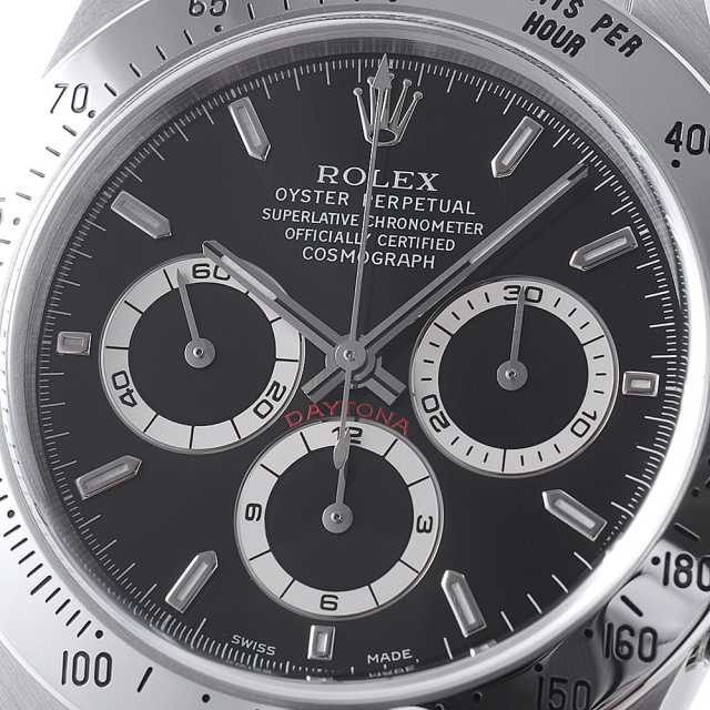 16520 ブラック ROLEX（ロレックス）コスモグラフ デイトナ 中古